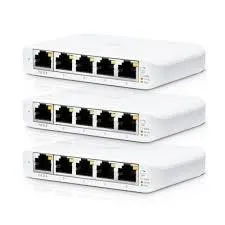 Коммутатор 5PORT 1000M 3PACK POE USW-FLEX-MINI-3 UBIQUITI