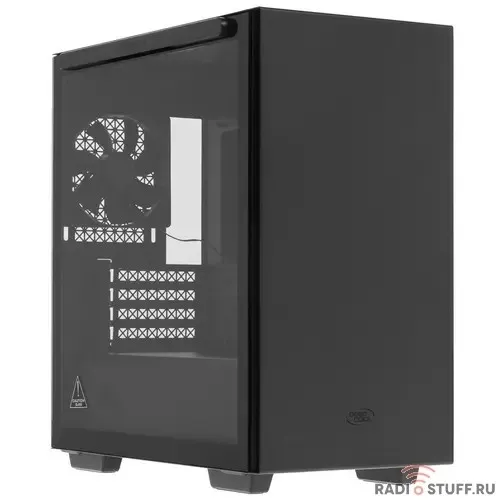 Deepcool MACUBE 110 BK mATX, Black, Боковая панель зак стекло, без БП