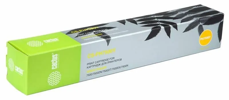 Картридж YELLOW /7500/7500DT 17.8K CS-PH7500Y CACTUS