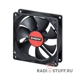 Exegate EX166175RUS Вентилятор ExeGate Mirage-S 92x92x25 подшипник скольжения, 1800 RPM, 23dB, 3pin