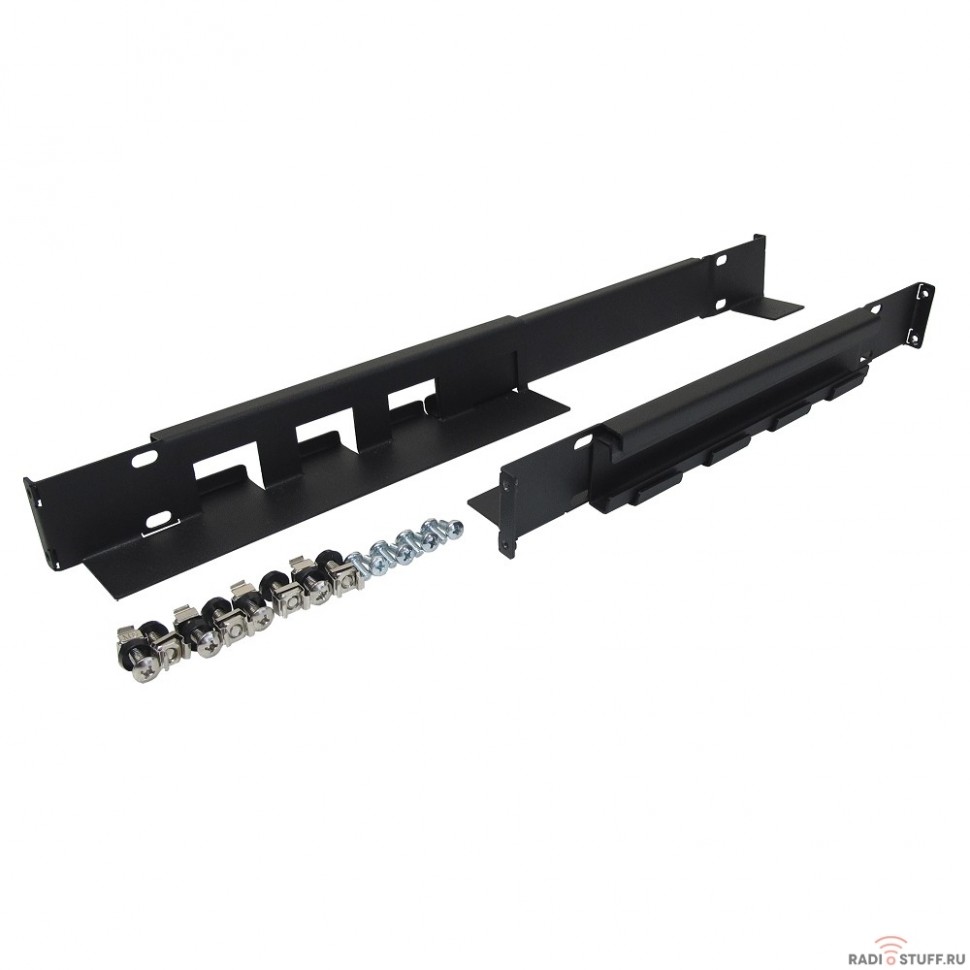 SVC  RAIL-600 Комплект раздвижных уголков(рельс) для крепления ИБП в стойку 19", Нагрузка(кг):100, Габариты Г*Ш*В(мм):370-520*57*44