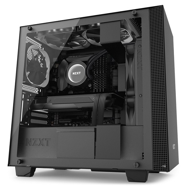 NZXT CA-H400W-BB H400i SMART M-ATX MATTE BLACK/BLACK