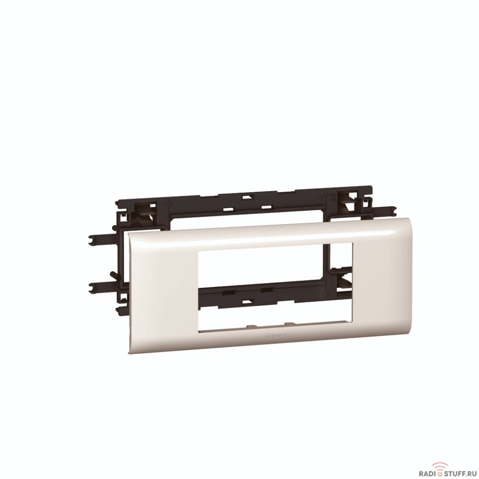 Legrand 010996 Суппорт Mosaic - для кабель-каналов DLP с шириной крышки 85 мм - 6 модулей